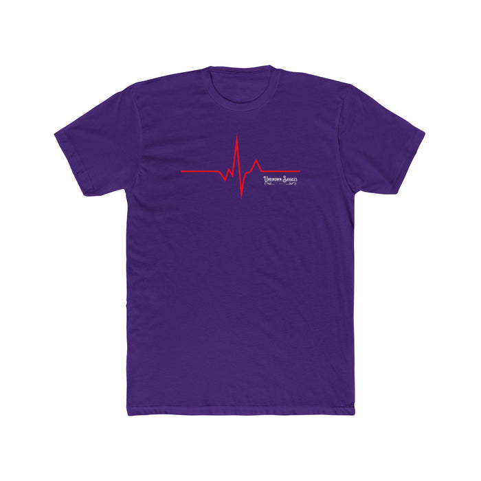Unknown Savages Heartbeat - Red Line - Tee