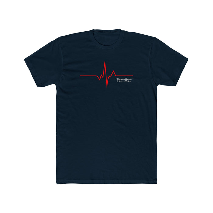 Unknown Savages Heartbeat - Red Line - Tee