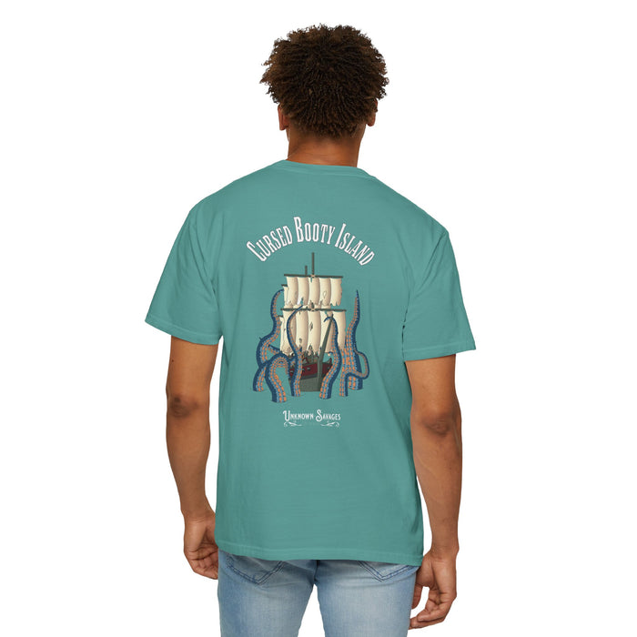 Cursed Booty Island - Beware The Kraken Tee - Comfort Colors