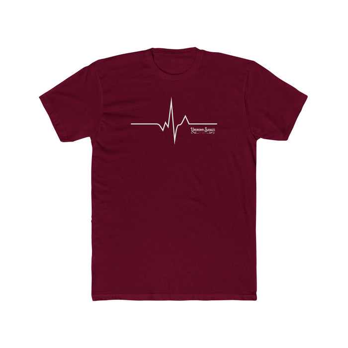 Unknown Savages Heartbeat - White Line - Tee