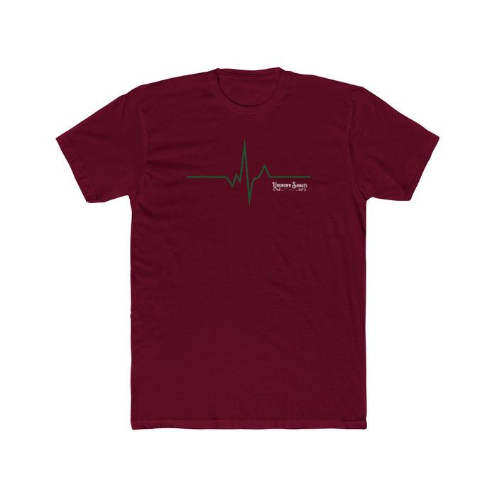 Unknown Savages Heartbeat - Green Line - Tee