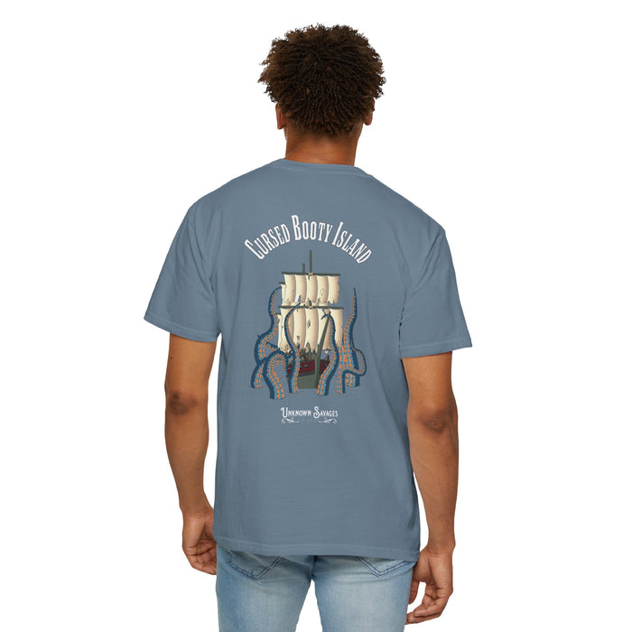 Cursed Booty Island - Beware The Kraken Tee - Comfort Colors