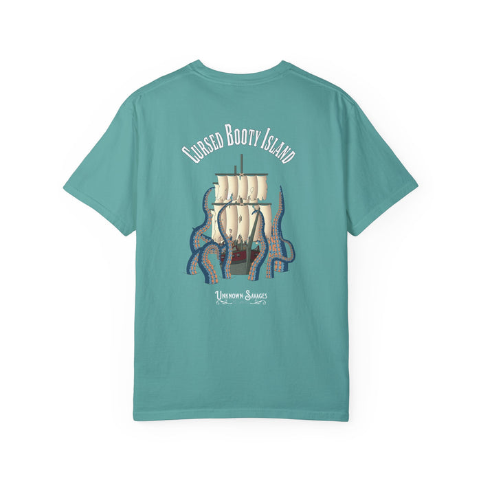 Cursed Booty Island - Beware The Kraken Tee - Comfort Colors