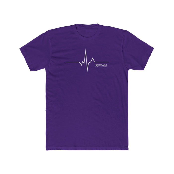 Unknown Savages Heartbeat - White Line - Tee