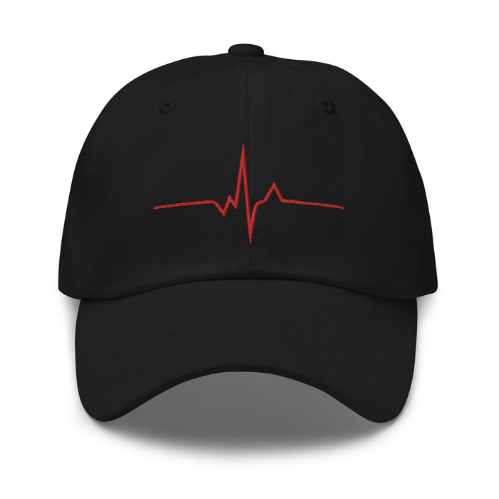 Unknown Savages Heartbeat - Red Line - Dad Hat