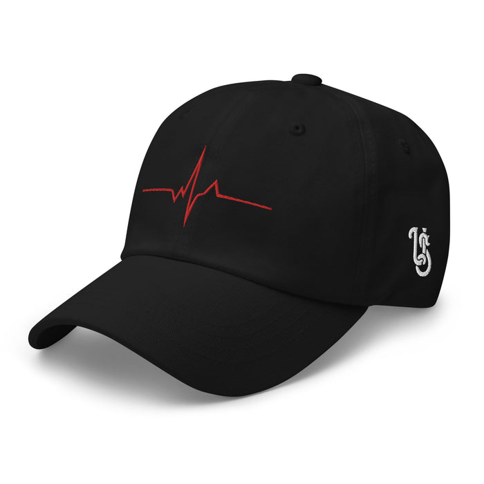 Unknown Savages Heartbeat - Red Line - Dad Hat