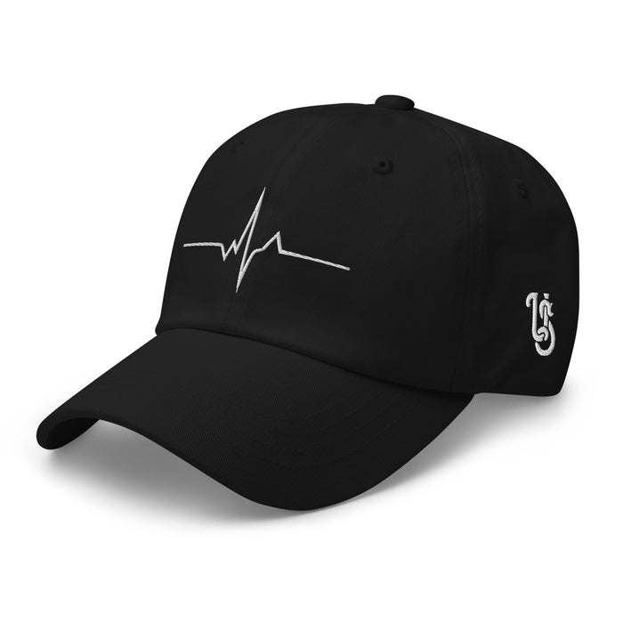 Unknown Savages Heartbeat - White Line - Dad Hat