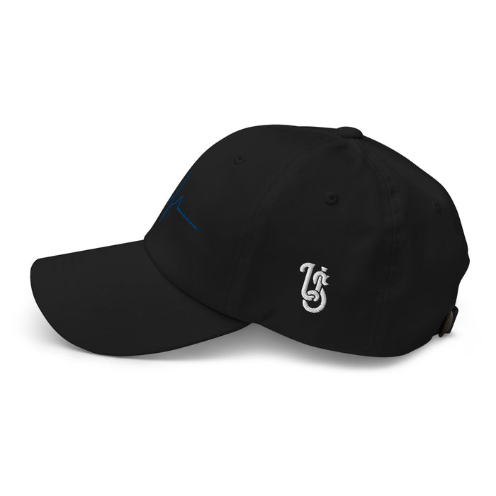 Unknown Savages Heartbeat - Blue Line - Dad Hat