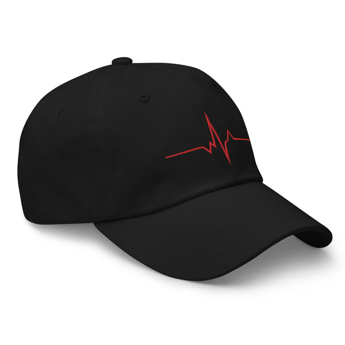 Unknown Savages Heartbeat - Red Line - Dad Hat