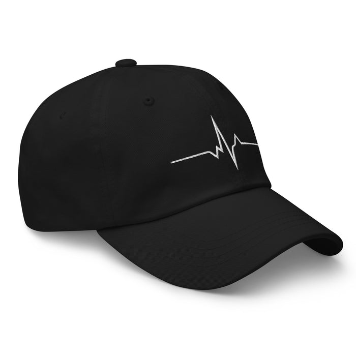 Unknown Savages Heartbeat - White Line - Dad Hat