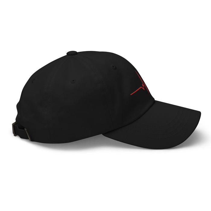 Unknown Savages Heartbeat - Red Line - Dad Hat