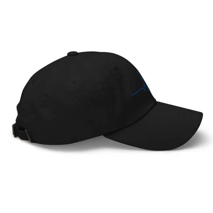 Unknown Savages Heartbeat - Blue Line - Dad Hat