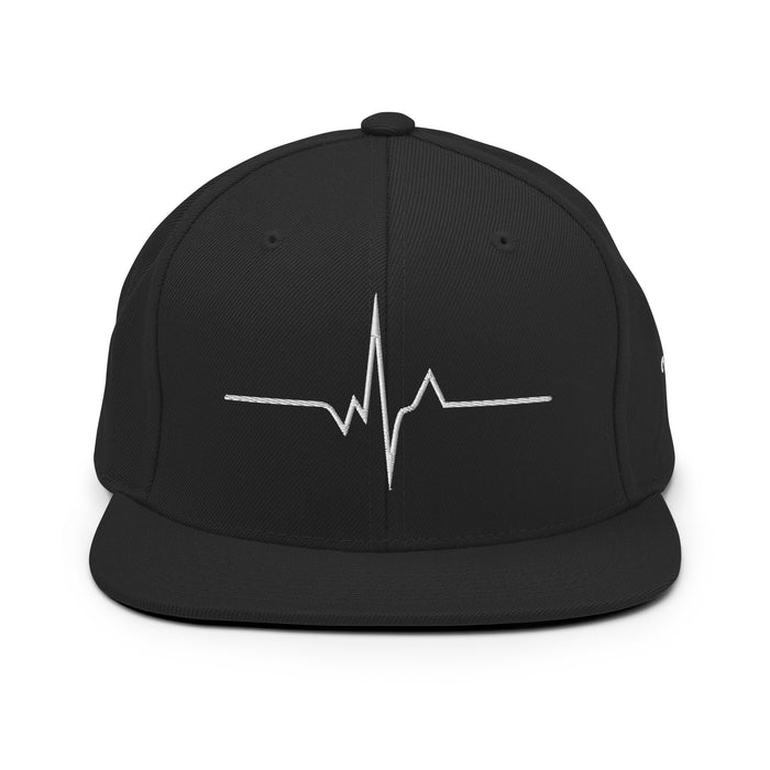 Unknown Savages Heartbeat - White Line - Snapback Hat