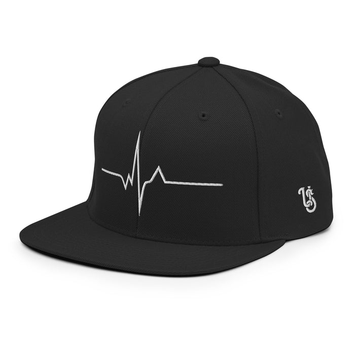 Unknown Savages Heartbeat - White Line - Snapback Hat