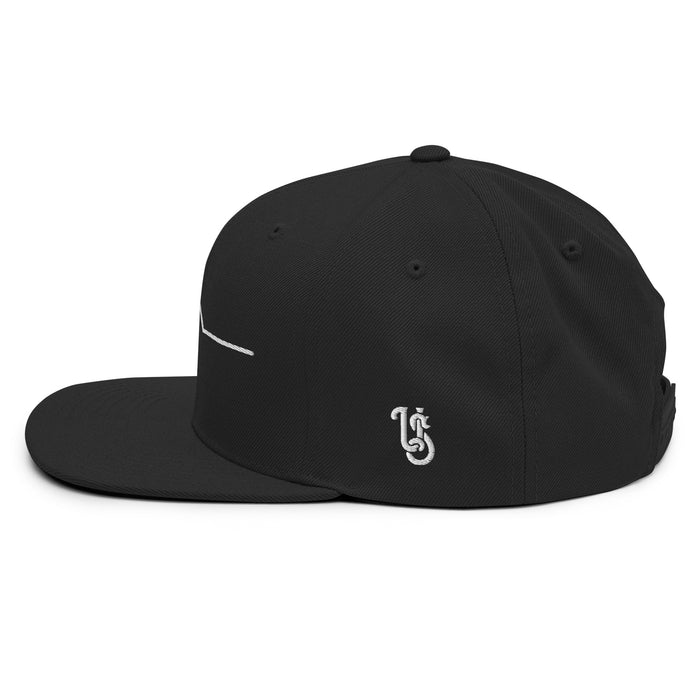 Unknown Savages Heartbeat - White Line - Snapback Hat