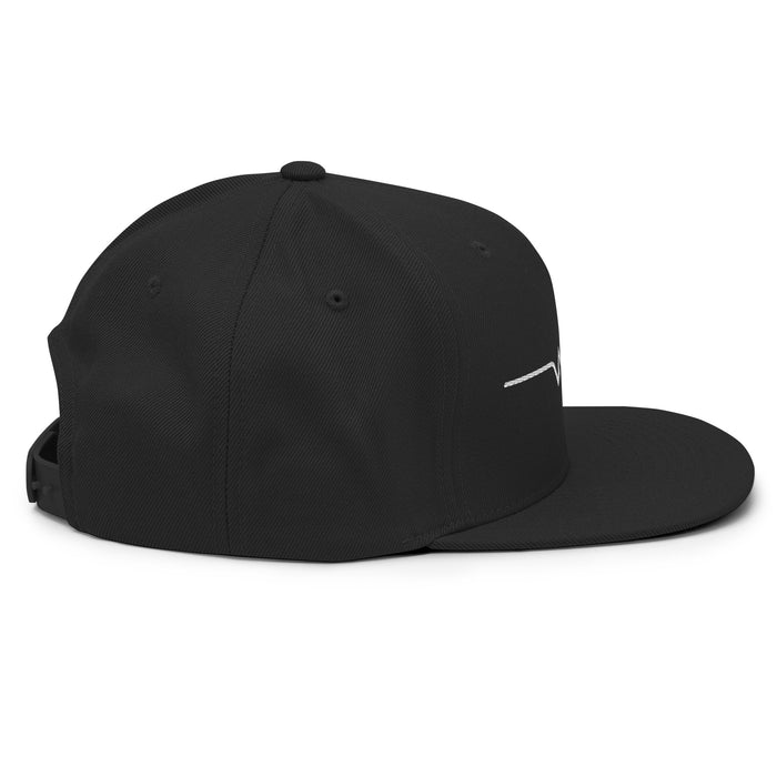 Unknown Savages Heartbeat - White Line - Snapback Hat